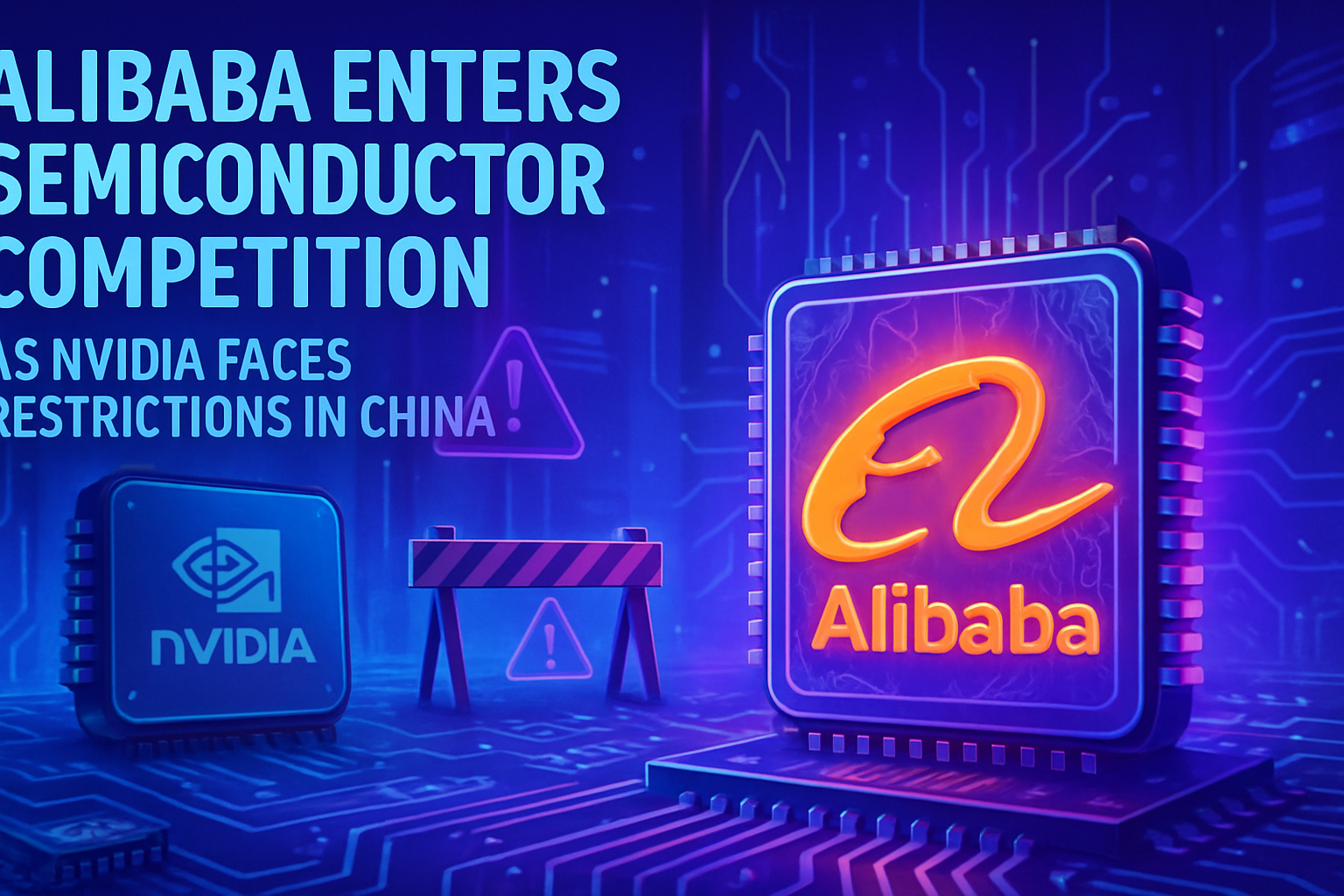 Alibaba entre dans la compétition des semi-conducteurs alors qu'Nvidia fait face à des restrictions en Chine alibaba renforce sa présence dans le secteur des semi-conducteurs, profitant des restrictions imposées à nvidia en chine pour saisir de nouvelles opportunités sur ce marché stratégique.
