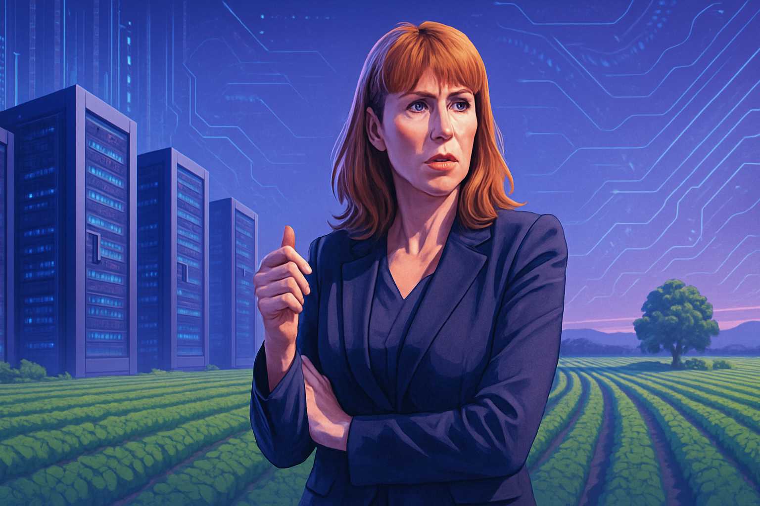 angela rayner fait face à une action en justice concernant la construction d’un centre de données sur des terres agricoles protégées, soulevant des questions sur la préservation de l’environnement et la légalité du projet.