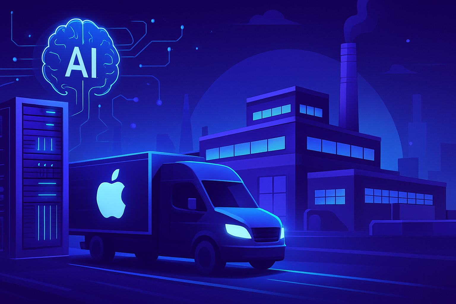 Apple lance la livraison de serveurs d'intelligence artificielle depuis son usine de Houston, qui va poursuivre son expansion (IMAGES apple débute l’expédition de serveurs d’intelligence artificielle depuis son usine de houston, qui prévoit d’étendre ses activités. découvrez les détails et des images exclusives de cette expansion stratégique.