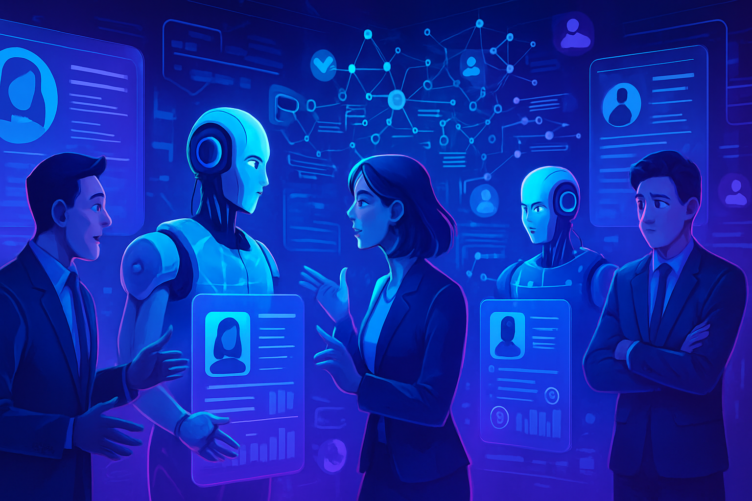 découvrez comment l'intelligence artificielle transforme le recrutement, entre innovations, défis et bouleversements dans les pratiques rh. plongez dans les chroniques captivantes de la frénésie du recrutement par l’ia.
