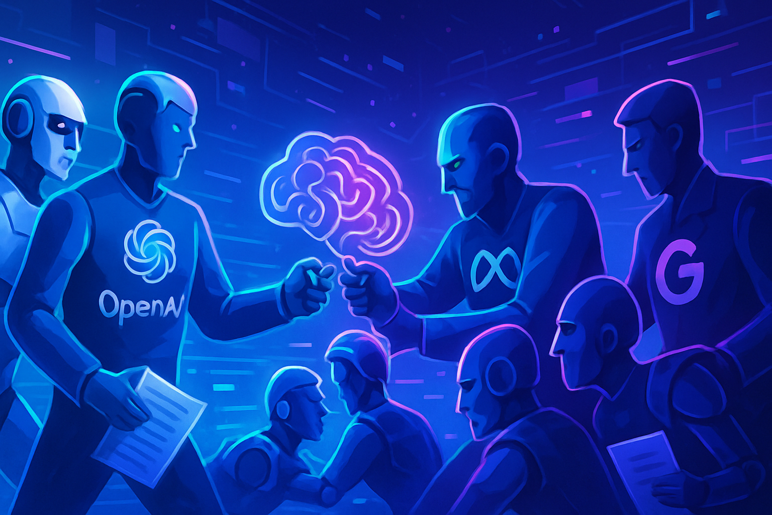 découvrez les coulisses des mouvements stratégiques dans le secteur de l'intelligence artificielle, où openai, meta et google s'affrontent dans une bataille intense de débauchages et de rachats. analysez les enjeux, les implications et les tendances qui façonnent l'avenir de l'ia.