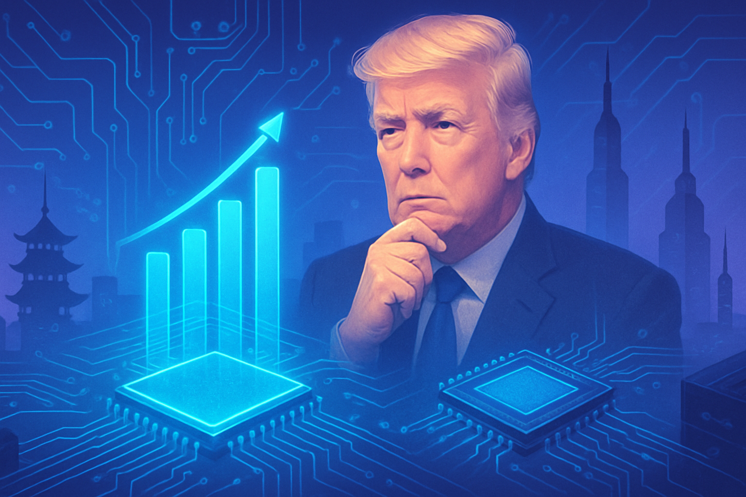 donald trump envisage d’autoriser nvidia à vendre ses puces avancées en chine, une décision aux conséquences majeures pour l’industrie technologique et les relations commerciales internationales.