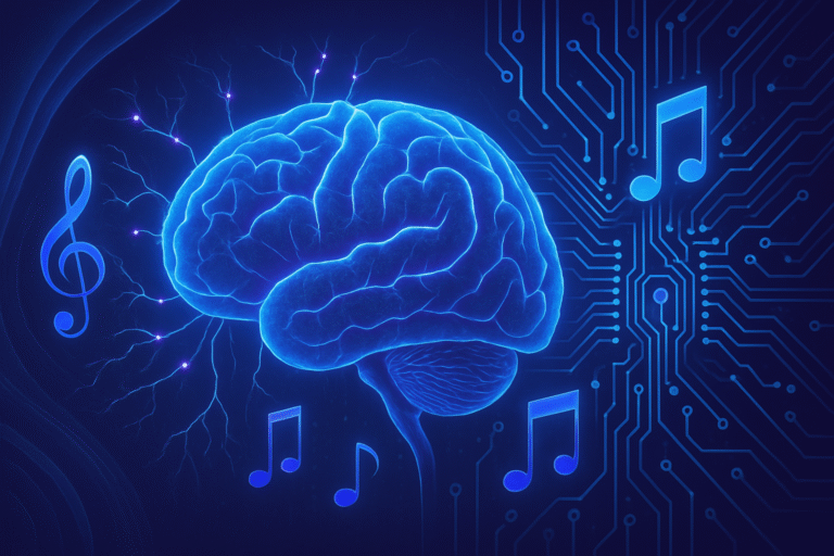 Fusion de neurosciences, d&rsquo;intelligence artificielle et de musique : Vers des innovations pour la santé mentale