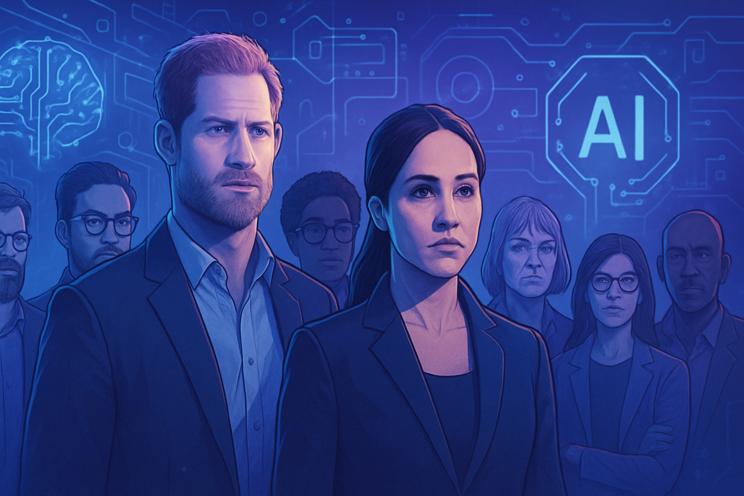 harry et meghan rejoignent des experts en intelligence artificielle pour demander l'interdiction des systèmes d'ia superintelligents, soulignant les risques potentiels et appelant à une action internationale urgente.