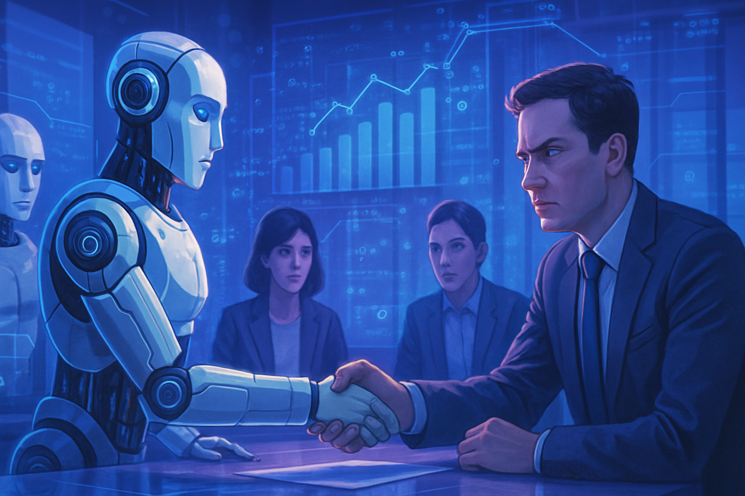 découvrez comment l'intelligence artificielle influence et manipule les négociations sur l'emploi, dévoilant ses stratégies de trompe-l'œil et ses impacts sur le marché du travail.
