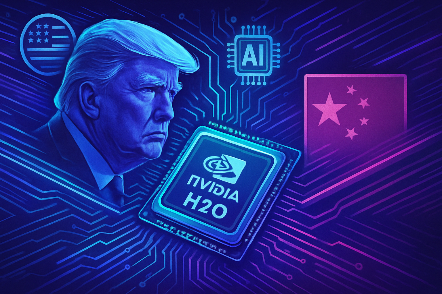 découvrez comment la puce h20 de nvidia devient un élément clé dans la course à l’intelligence artificielle entre les états-unis, sous l’influence de trump, et la chine. analyse des enjeux technologiques et stratégiques.