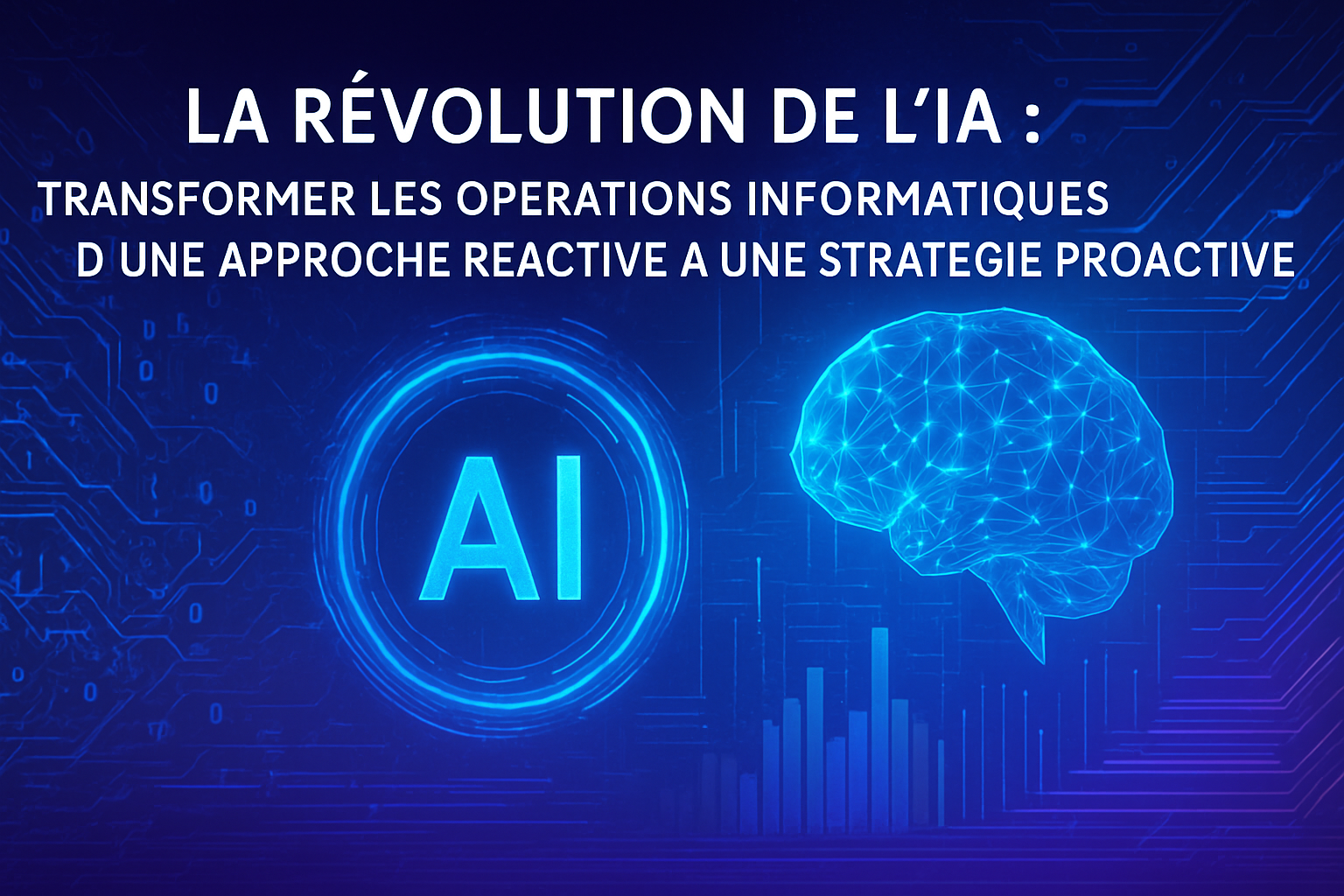 découvrez comment l'intelligence artificielle révolutionne la gestion informatique en passant d'un modèle réactif à une stratégie proactive, améliorant efficacité, anticipation des incidents et optimisation des ressources.
