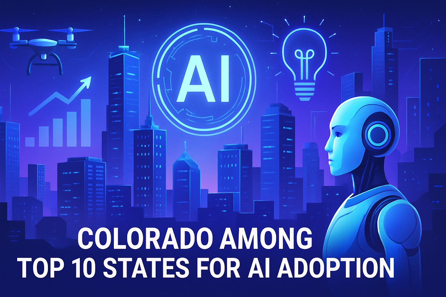 découvrez comment le colorado se positionne parmi les 10 premiers états américains pour l'adoption de l'intelligence artificielle, grâce à ses initiatives innovantes et son dynamisme technologique.