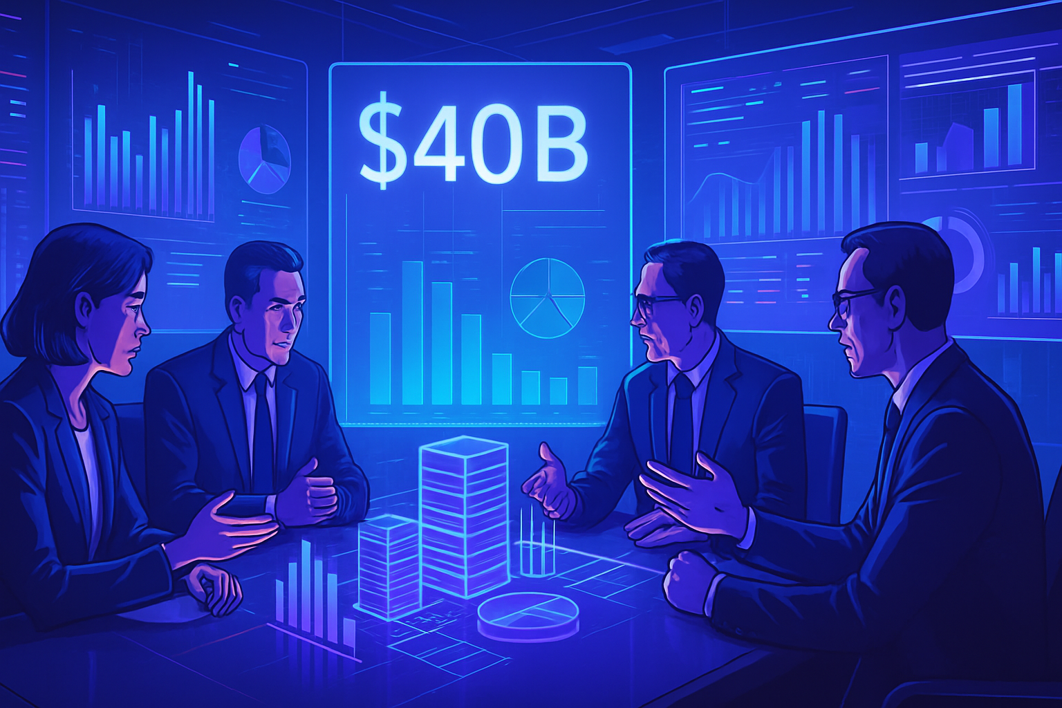 le fonds gip, soutenu par blackrock, négocie un accord majeur de data centers évalué à près de 40 milliards de dollars, marquant une transaction stratégique dans le secteur des infrastructures numériques.
