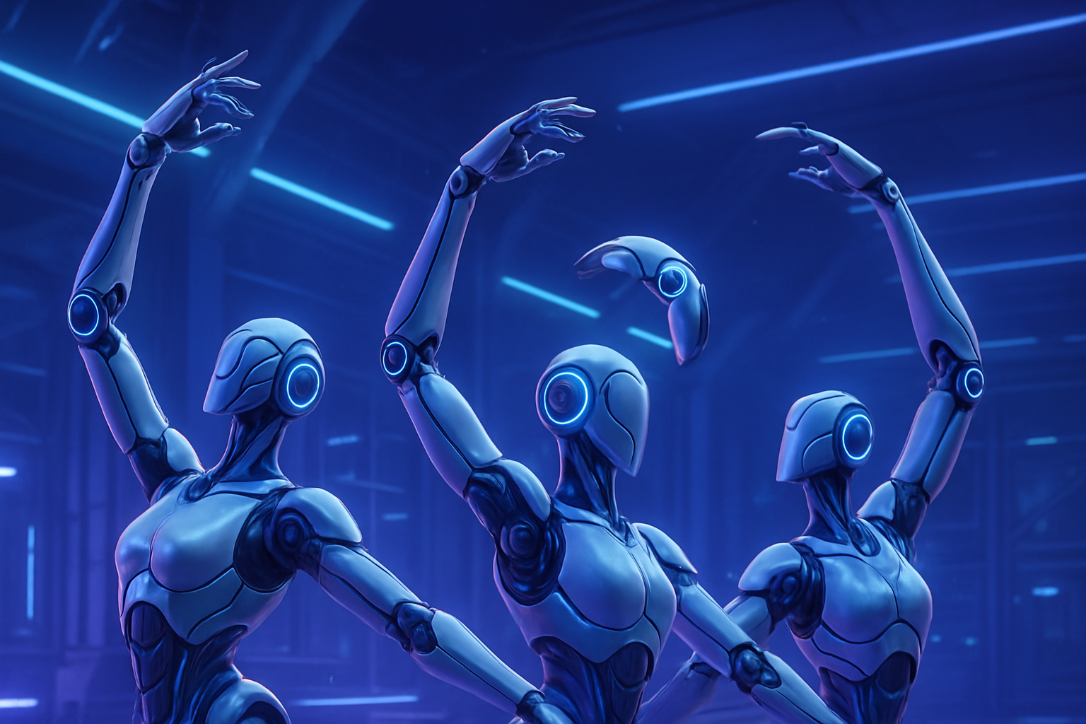 découvrez roboballet, un système innovant où des bras robotiques coopèrent en parfaite harmonie, orchestrant des mouvements précis et fluides comme dans un ballet minutieusement chorégraphié.