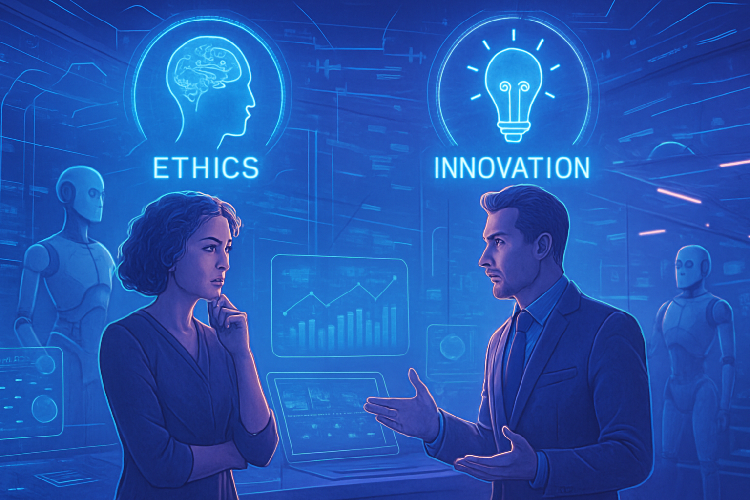 découvrez comment l'intelligence artificielle façonne nos façons de penser à travers une discussion enrichissante entre une philosophe et un entrepreneur, qui confrontent leurs visions sur l'évolution de notre mentalité face aux nouvelles technologies.