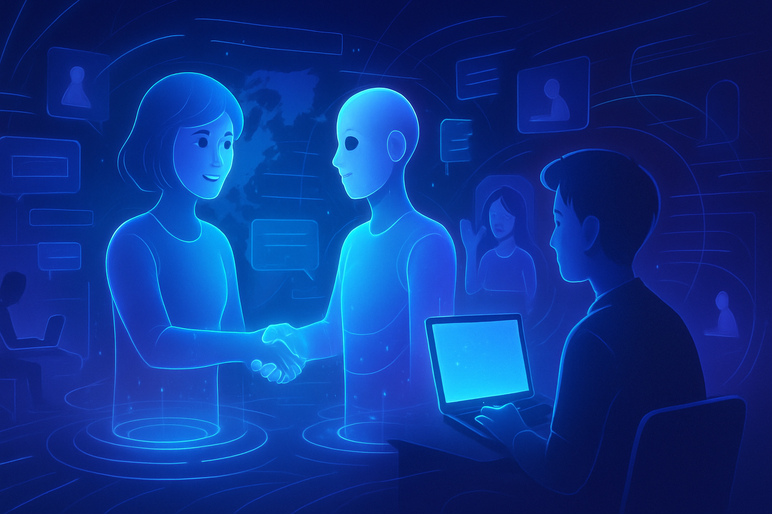 découvrez comment les compagnons virtuels s’imposent comme de nouveaux amis numériques, offrant écoute et réconfort dans une époque marquée par l’isolement social.