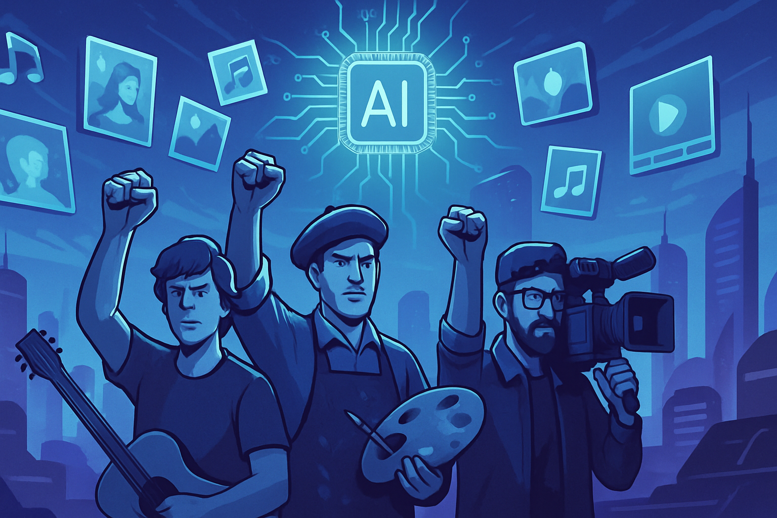 découvrez comment les groupes artistiques et médiatiques s'unissent pour alerter le gouvernement sur le vol massif de contenus australiens, en vue de protéger la création artistique contre les abus liés à l'entraînement de l'intelligence artificielle.
