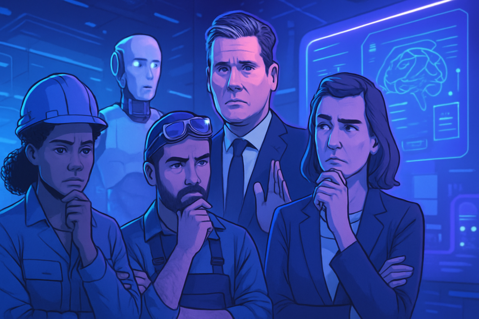 un sondage révèle que les travailleurs britanniques restent méfiants vis-à-vis de l'ia, malgré les initiatives de keir starmer pour promouvoir son utilisation au royaume-uni.