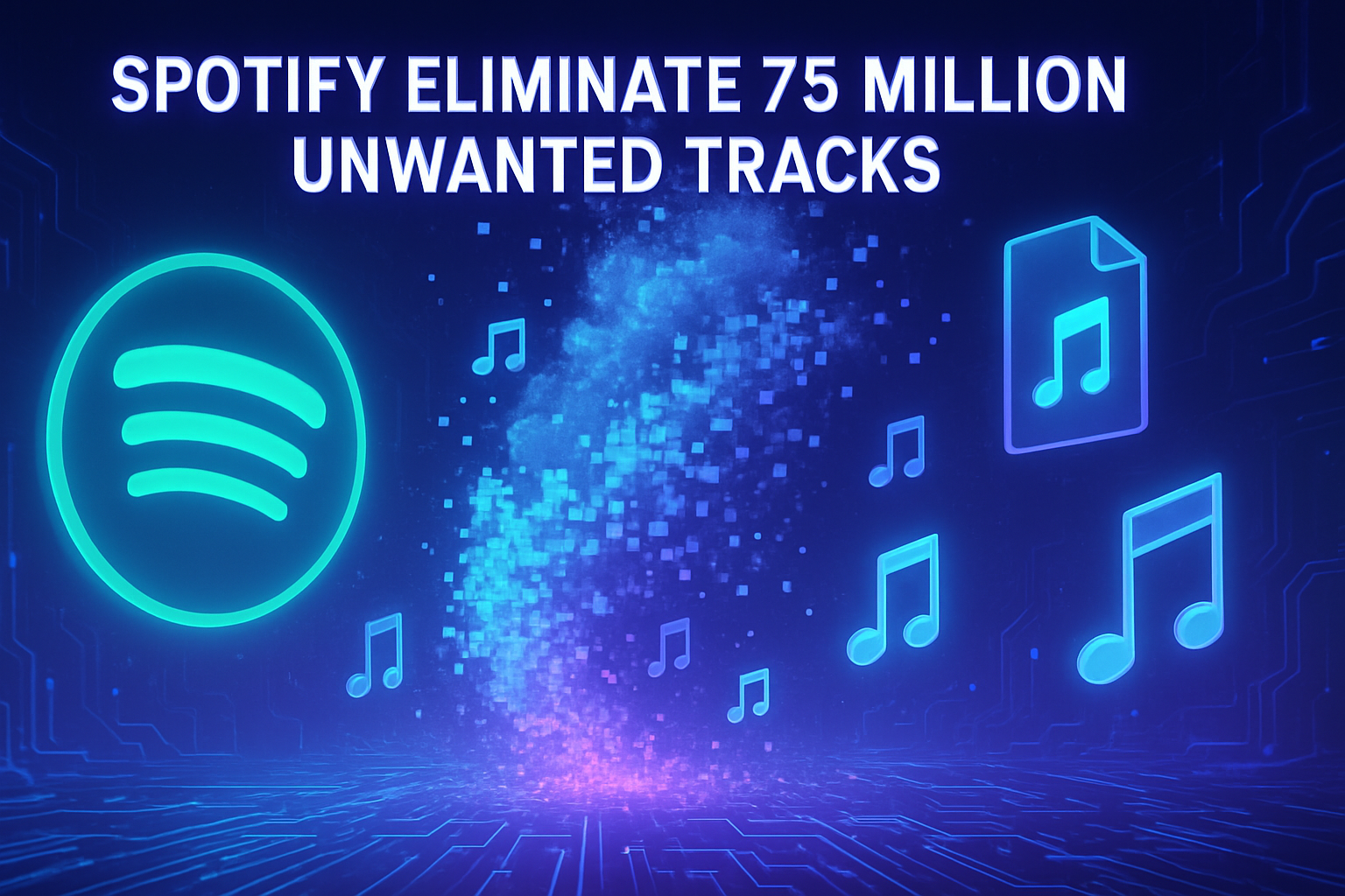 spotify supprime 75 millions de chansons suspectes afin de lutter contre les abus liés à l'intelligence artificielle et garantir une expérience musicale authentique à ses utilisateurs.