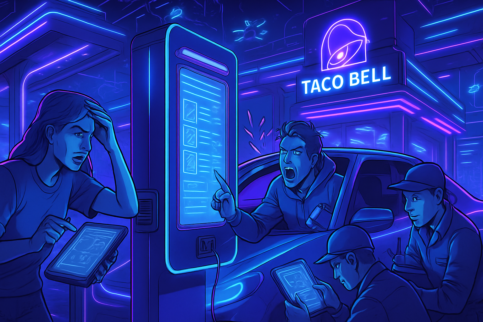 taco bell ralentit le déploiement de ses drive-in intelligents en raison de problèmes techniques et de comportements inappropriés, mettant ainsi en pause sa transformation numérique pour garantir la sécurité et la qualité du service.