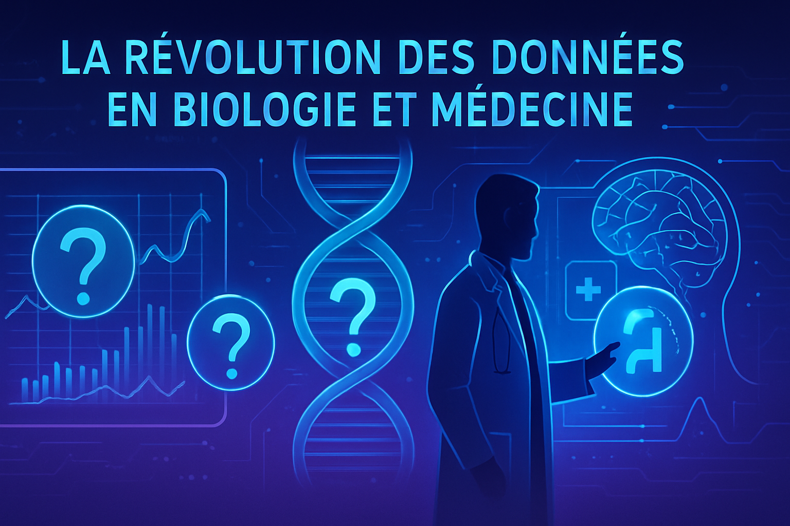 découvrez comment la révolution des données transforme la biologie et la médecine à travers trois questions clés : enjeux, innovations et impacts sur la recherche et les soins de santé.