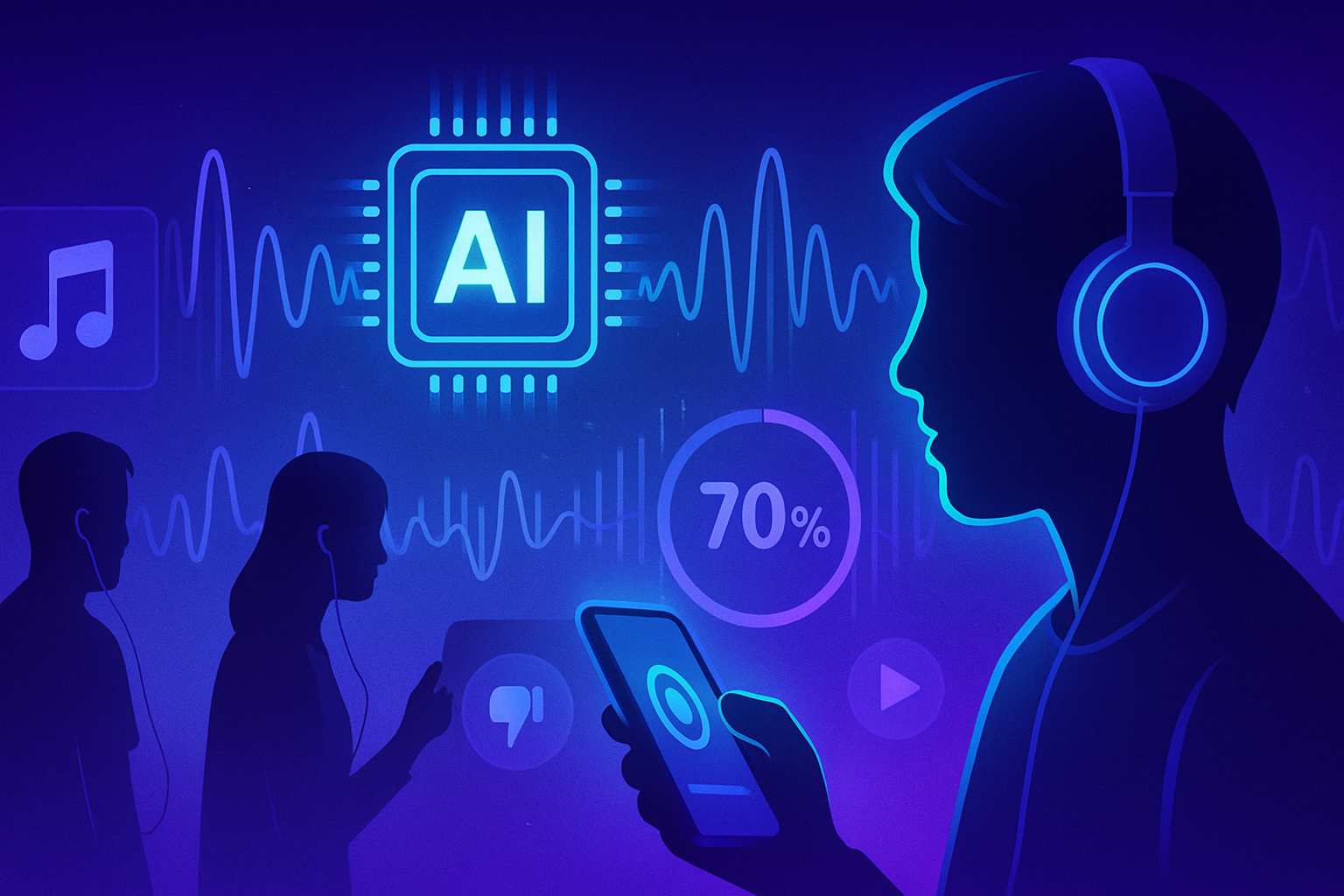 découvrez comment un rapport alarmant révèle que jusqu'à 70 % des écoutes de musique générée par l'ia sur deezer pourraient être frauduleuses, remettant en question l'authenticité des plateformes de streaming musical.