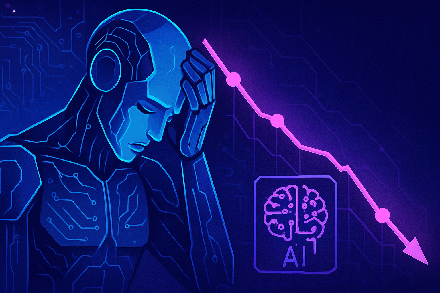 découvrez comment une étude récente met en lumière un phénomène alarmant : l'intelligence artificielle avancée éprouve un ‘effondrement total de précision’ lorsqu'elle est confrontée à des problèmes complexes, remettant en question son efficacité dans des scénarios difficiles.